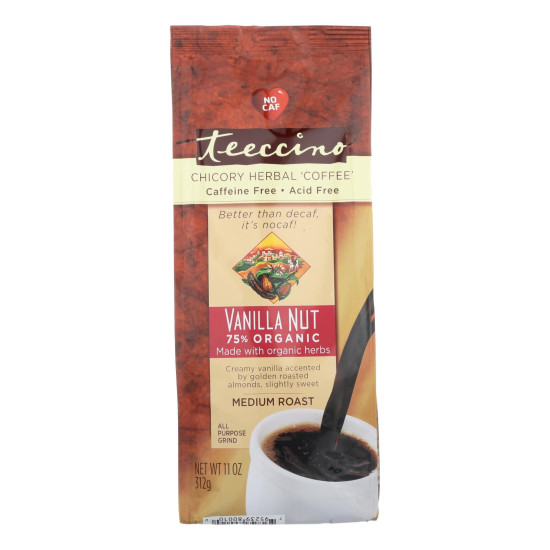 Teeccino Mediterranean Herbal Coffee Vanilla Nut - 11 oz - Case of 6do 34384662