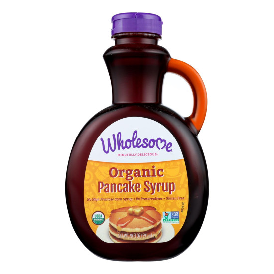 Wholesome Sweeteners Pancake Syrup - Organic - Original - 20 oz - case of 6do 35326042