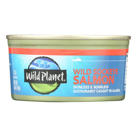 Wild Planet Wild Pacific Sockeye Salmon - Case of 12 - 6 oz.do 43533761