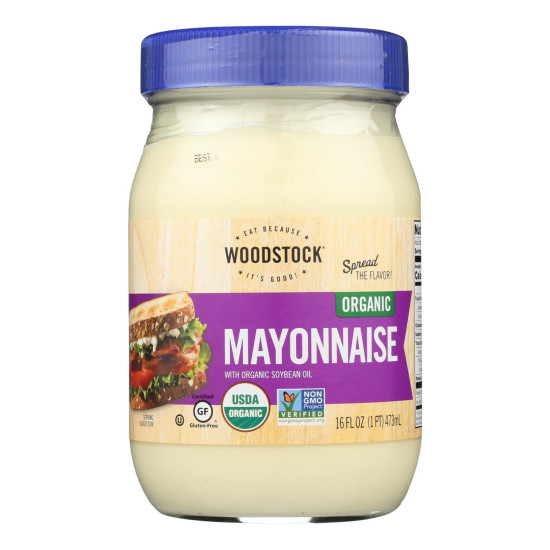 Woodstock Organic Mayonnaise - Case of 12 - 16 OZdo 35326089