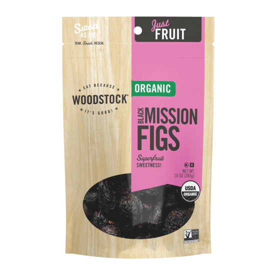 Woodstock Organic Unsweetened Black Mission Figs - Case of 8 - 10 OZdo 35326071