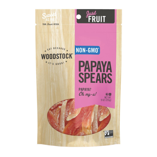 Woodstock Sweetened Papaya Spears - Case of 8 - 9 OZdo 35326165