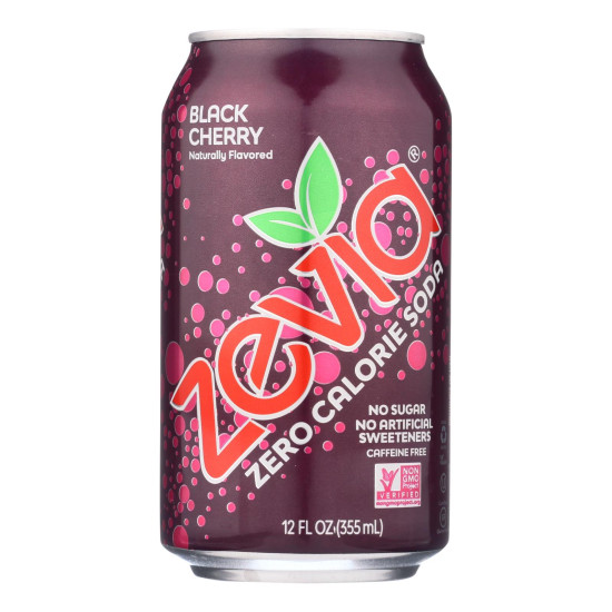 Zevia Soda - Zero Calorie - Black Cherry - Can - 6/12 oz - case of 4do 44200084