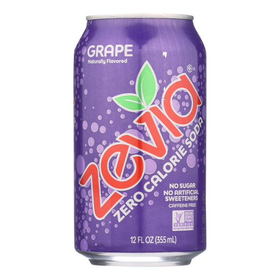 Zevia Soda - Zero Calorie - Grape - Can - 6/12 oz - case of 4do 44200087