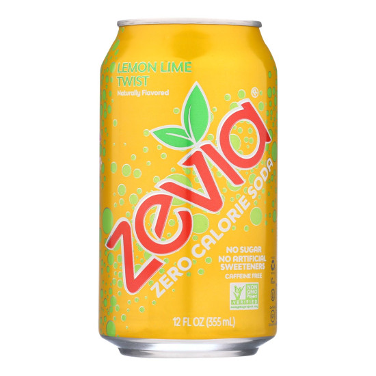 Zevia Soda - Zero Calorie - Lemon Lime Twist - Can - 6/12 oz - case of 4do 35326200