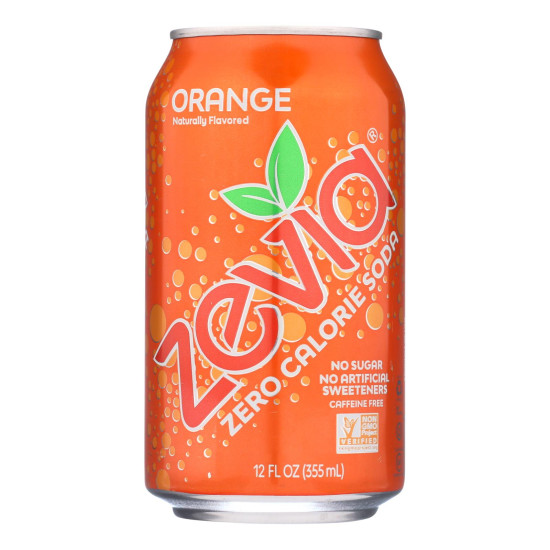 Zevia Soda - Zero Calorie - Orange - Can - 6/12 oz - case of 4do 44200090